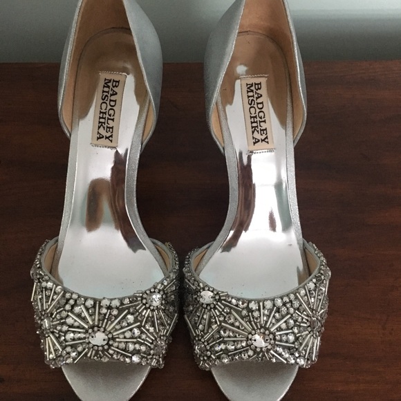 Badgley Mischka Maria Embellished Heel 